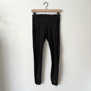 Athleta Ultimate Run 7/8 Tight Black Women's Size Small Tall